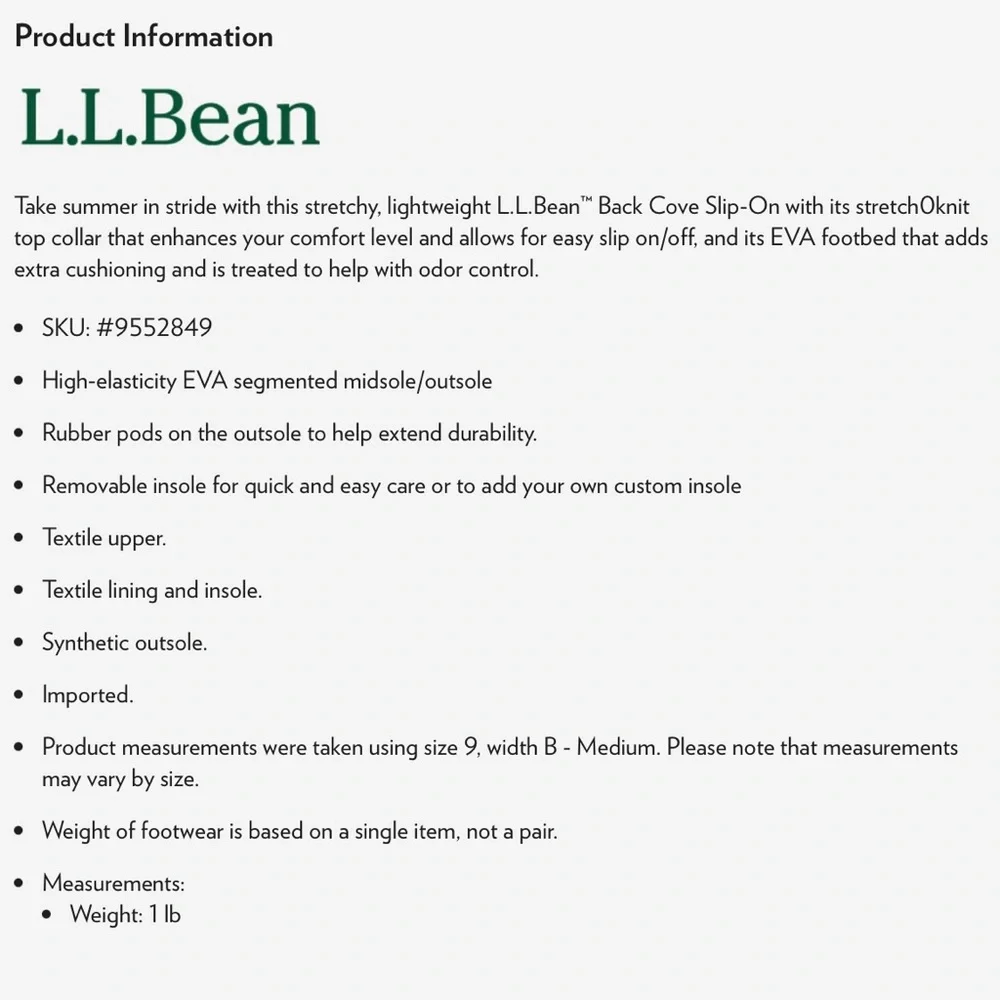 NIB LL Bean Back Cover Slip On Sneaker Loafer Flats Field Rose Faded Rose - Picture 11 of 12